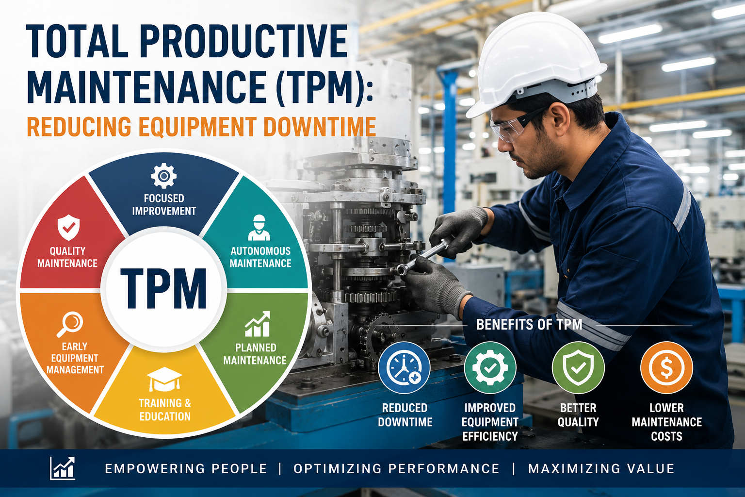 Total Productive Maintenance (TPM): Reducing Equipment Downtime